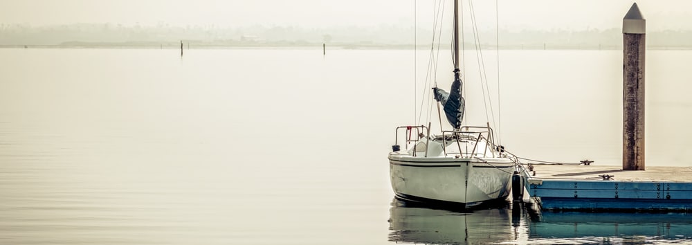 A Boat At A Southern California Dock