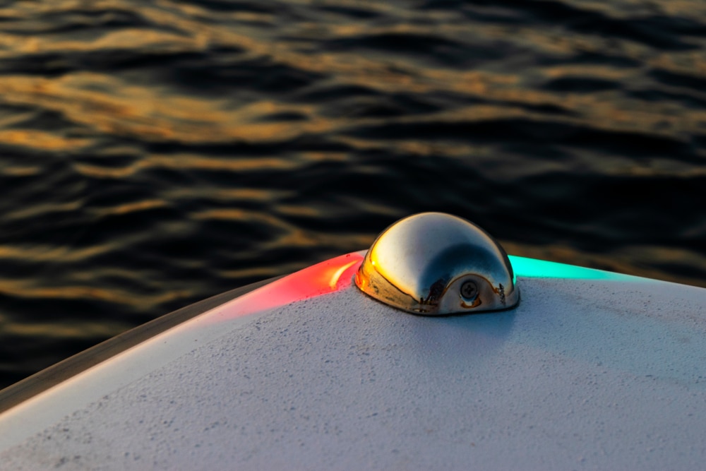 Red And Green Boat Navigation Lights 