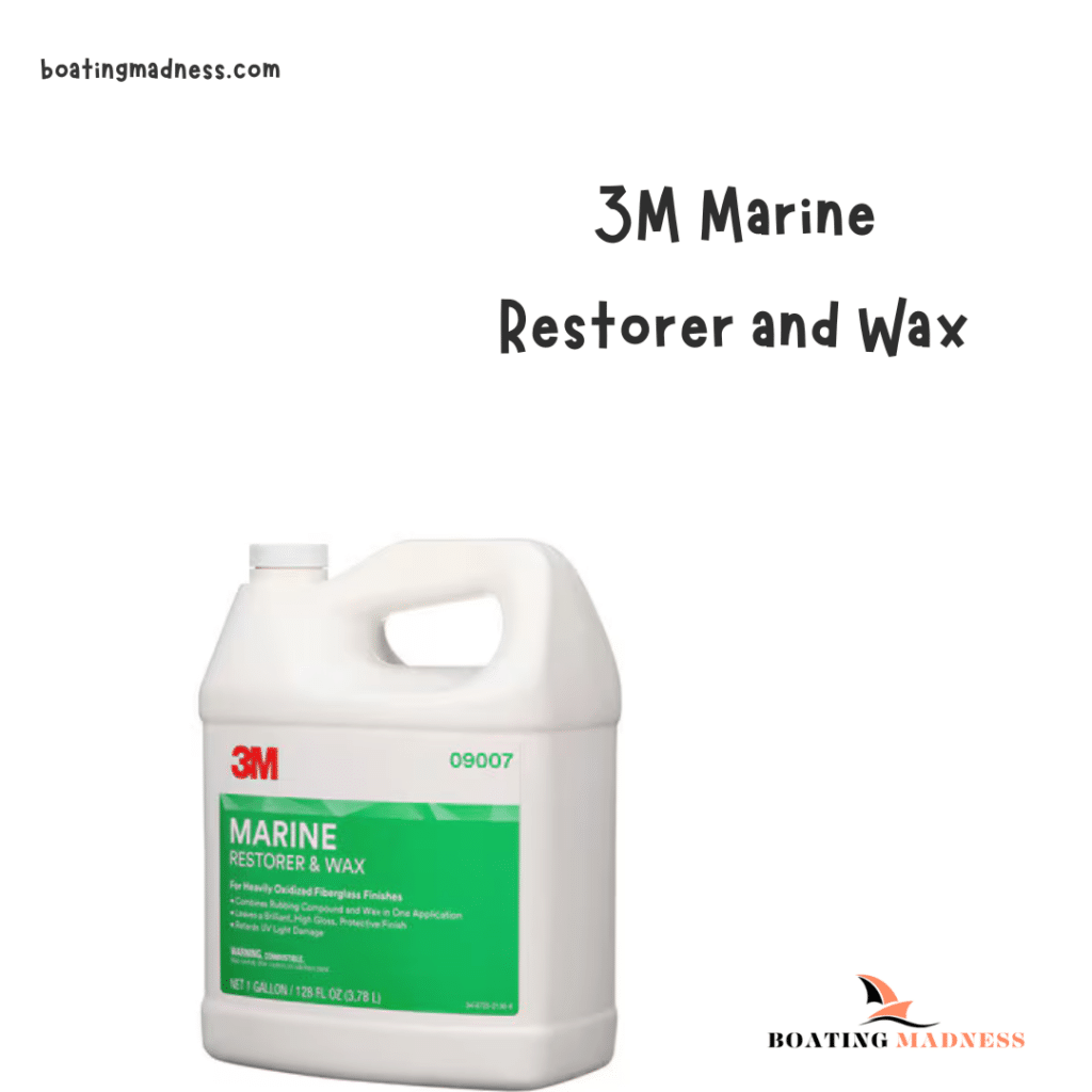 A view of M Marine Restorer and Wax