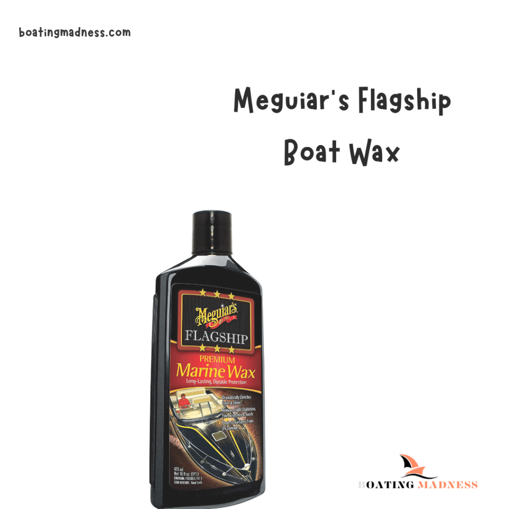 A view of Meguiar’s Flagship Boat Wax