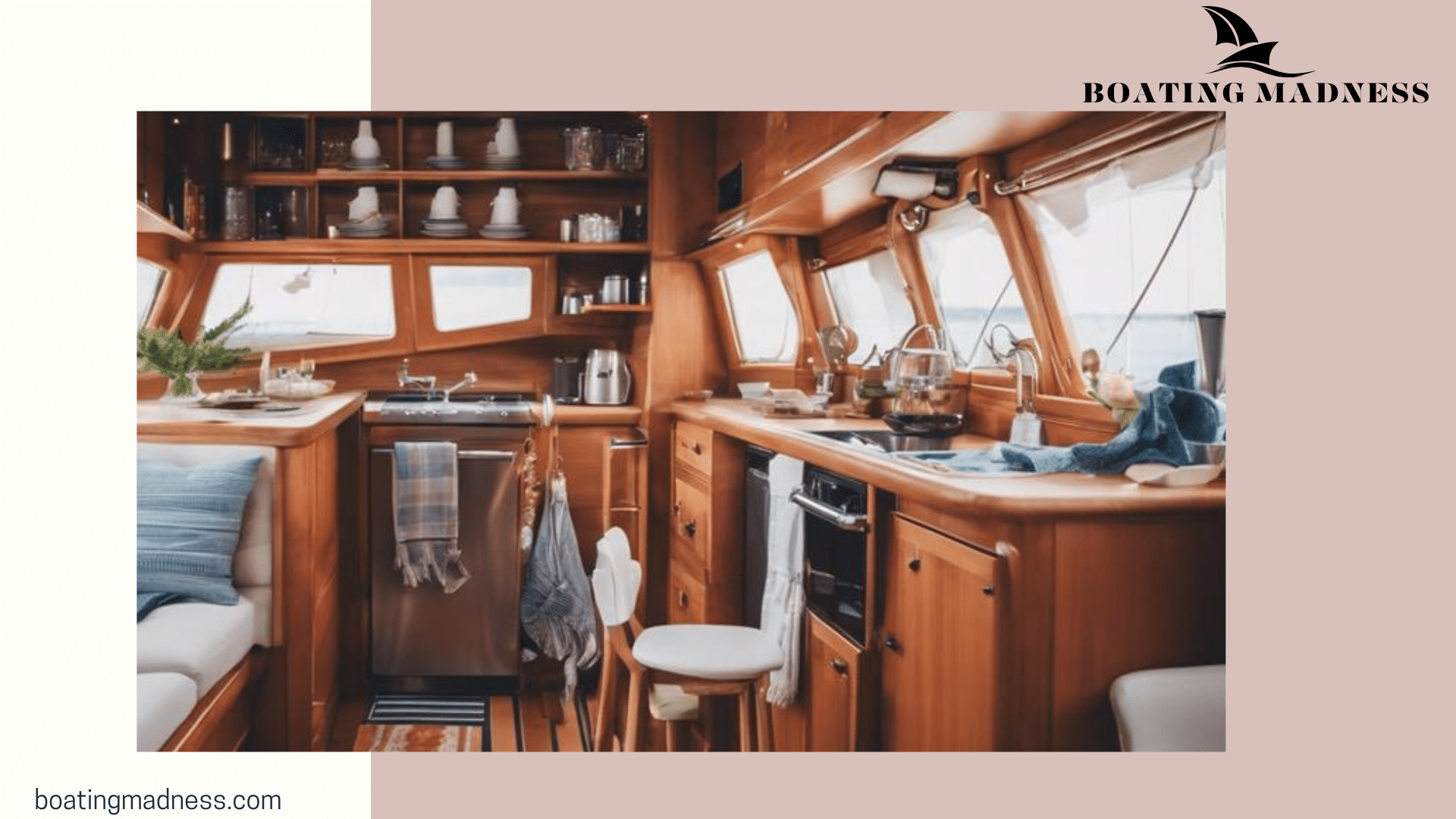 storage room in the sailing boat k